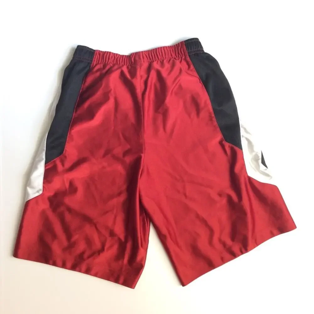 NIKE  Basketball Shorts Boys 8 Red White Black